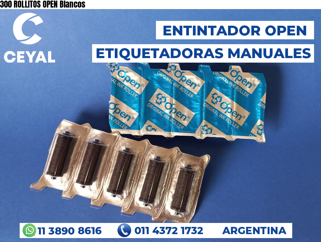 300 ROLLITOS OPEN Blancos