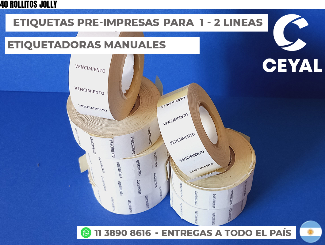 40 ROLLITOS JOLLY