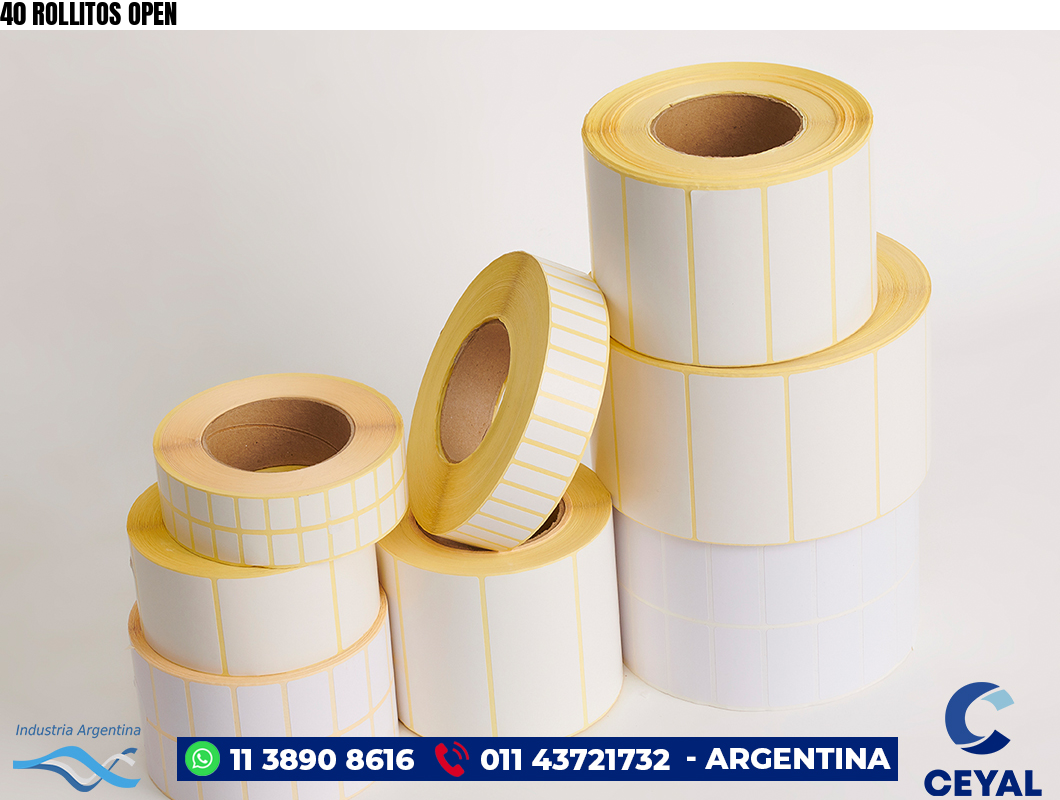 40 ROLLITOS OPEN