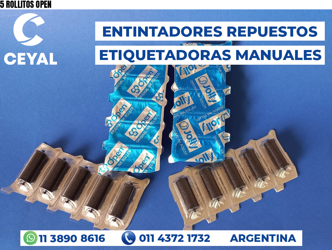 5 ROLLITOS OPEN