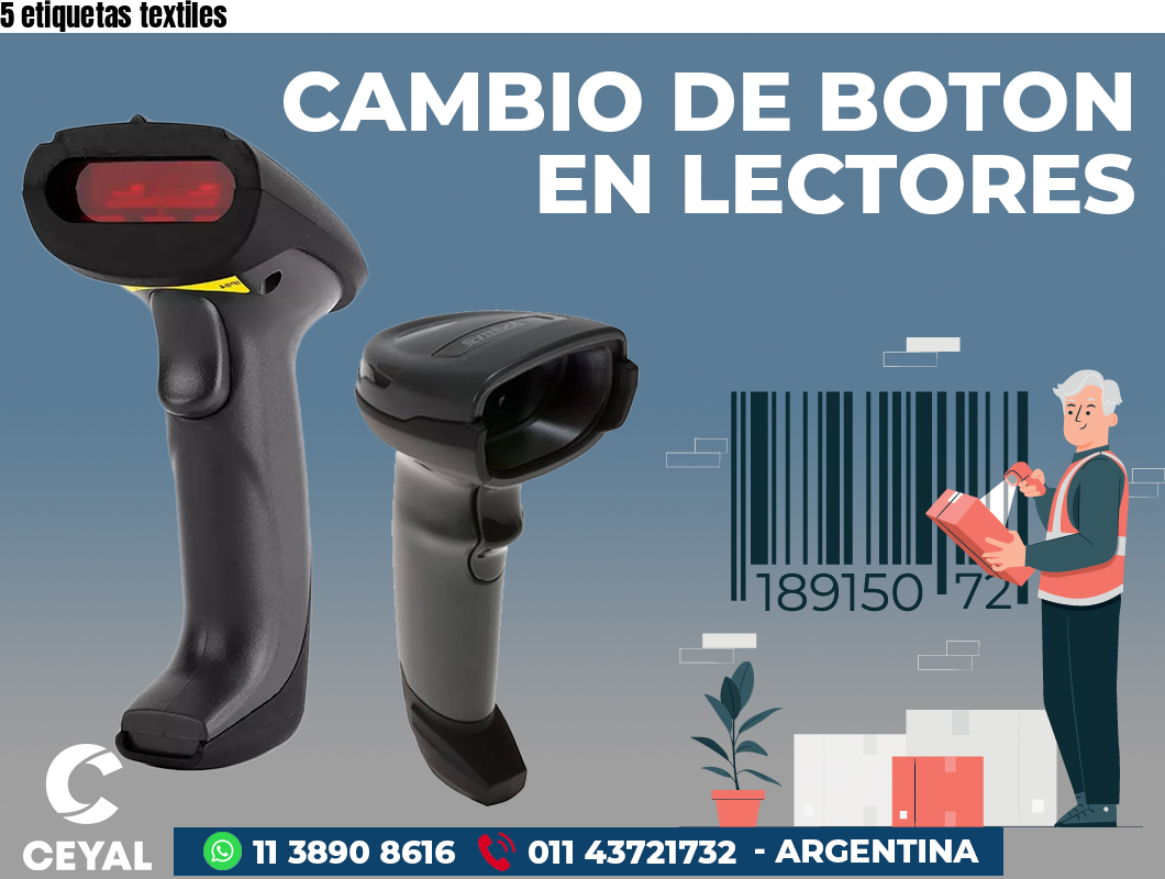 5 etiquetas textiles