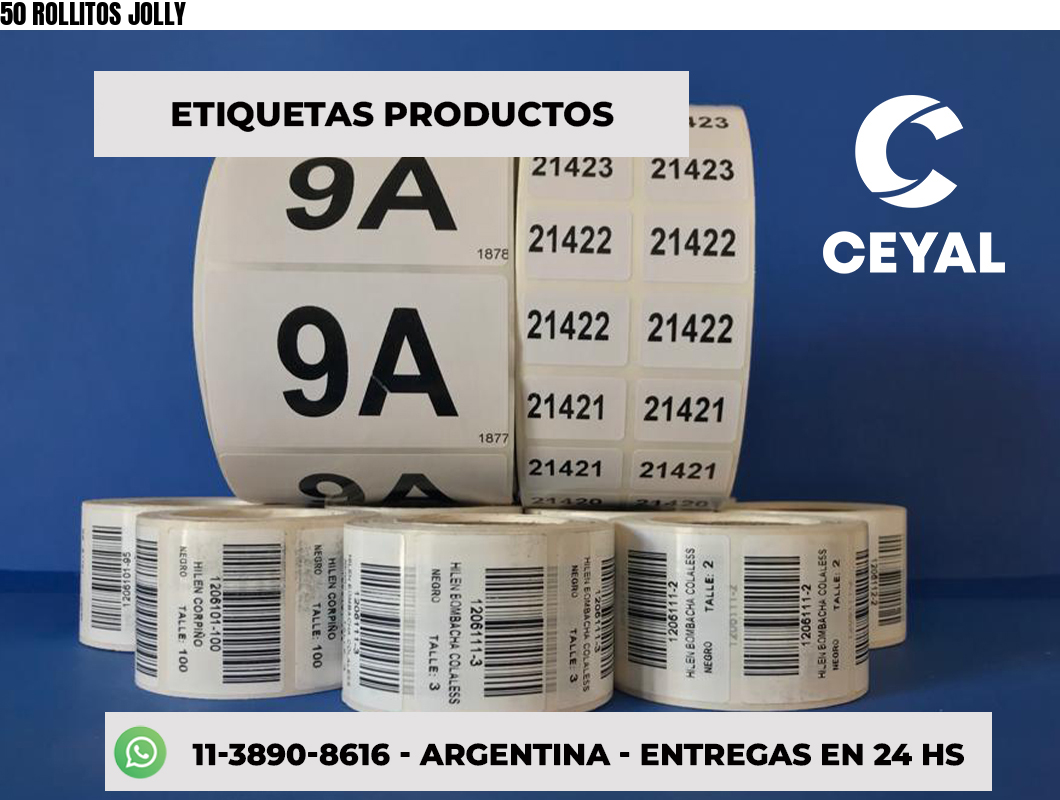 50 ROLLITOS JOLLY