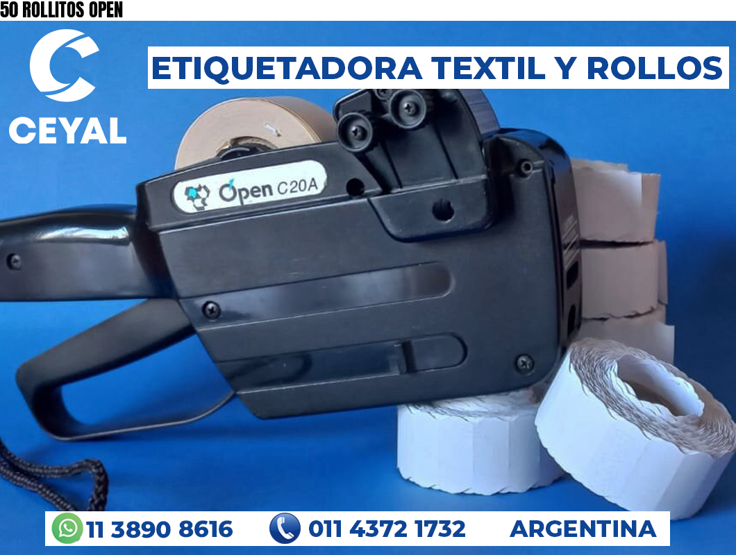50 ROLLITOS OPEN