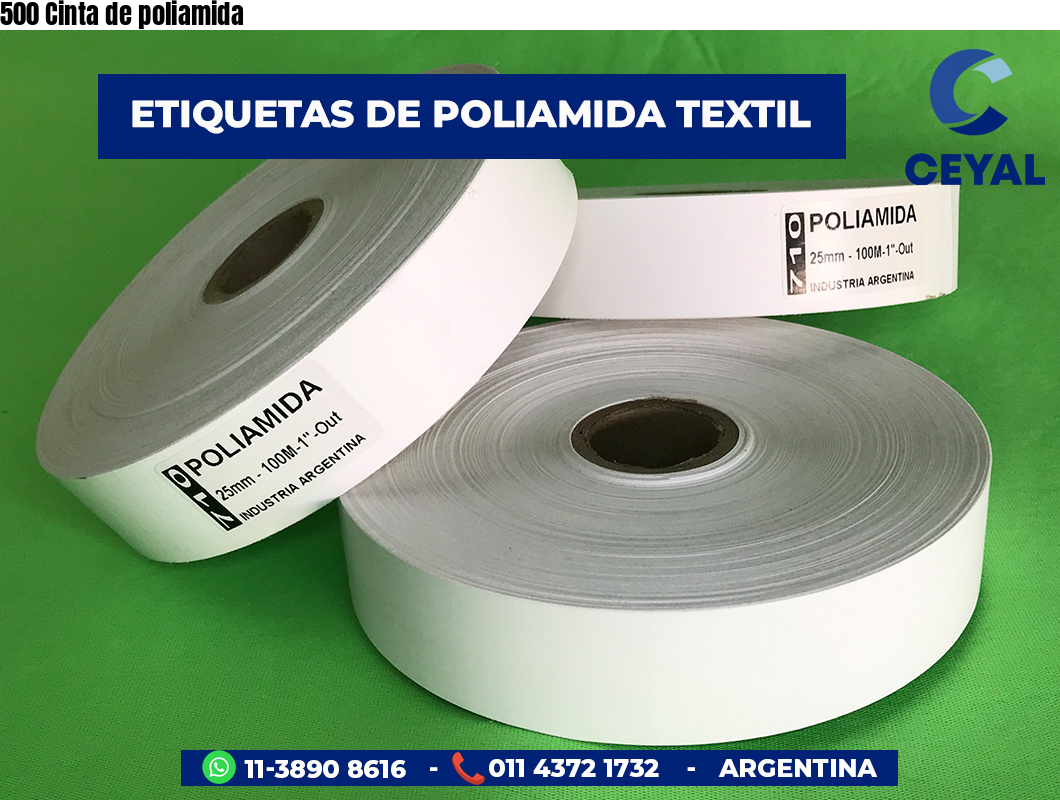 500 Cinta de poliamida