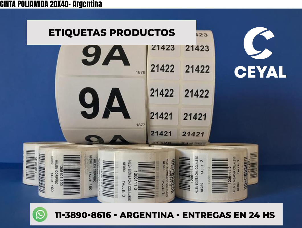 CINTA POLIAMIDA 20X40- Argentina