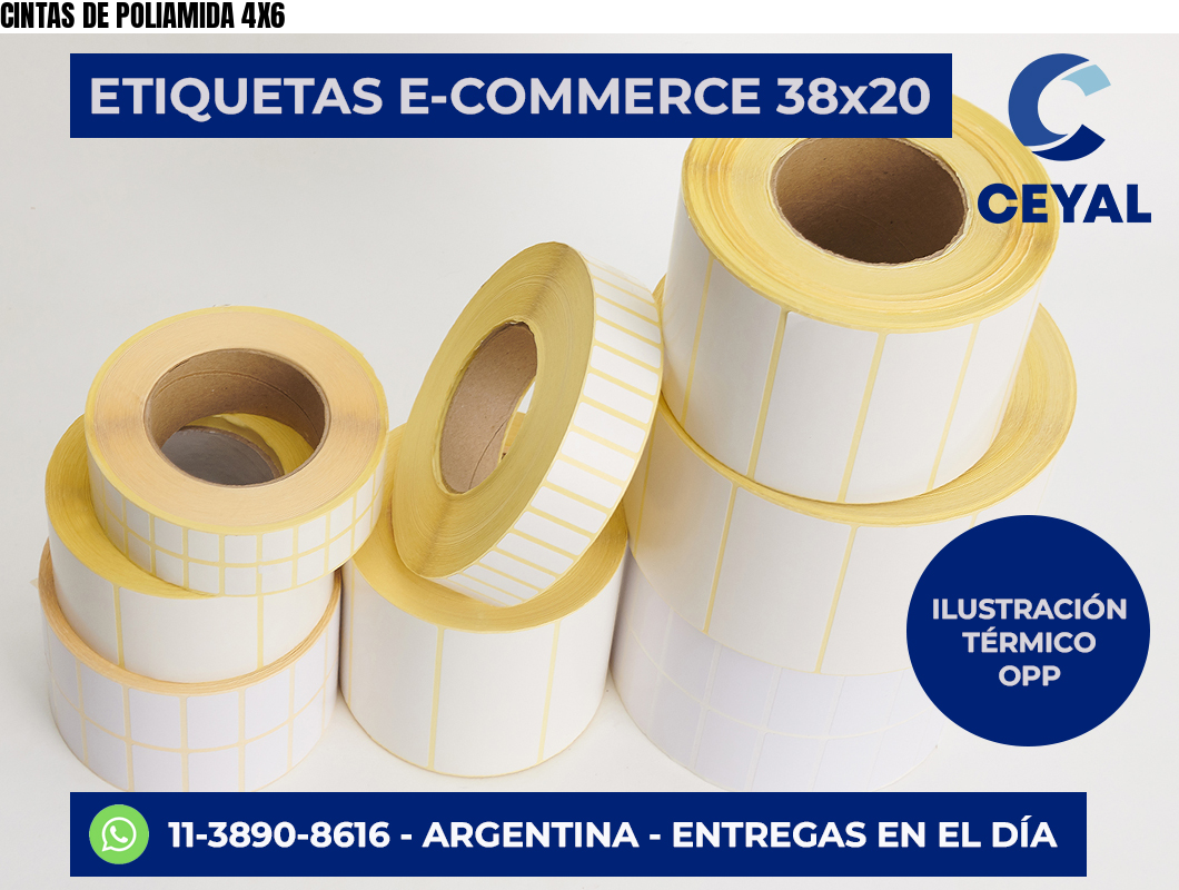 CINTAS DE POLIAMIDA 4X6