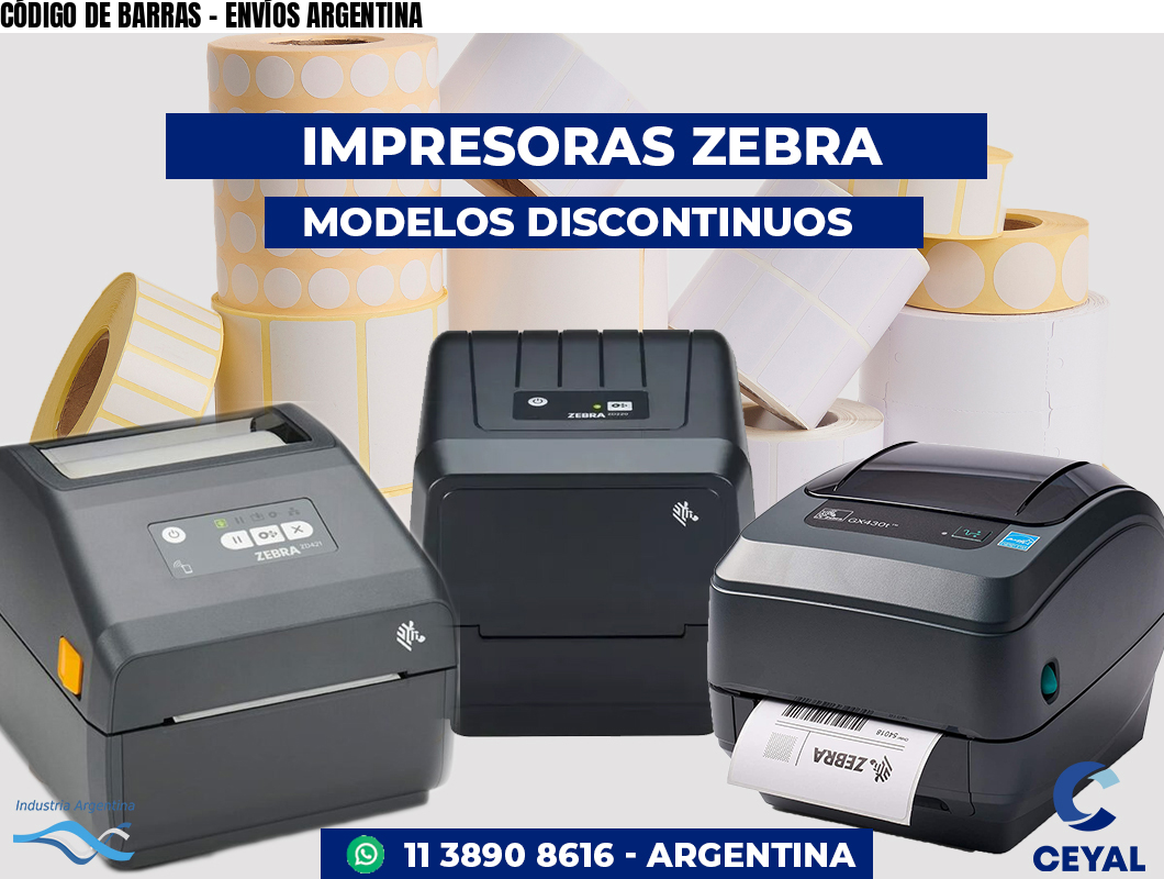 CÓDIGO DE BARRAS – ENVÍOS ARGENTINA
