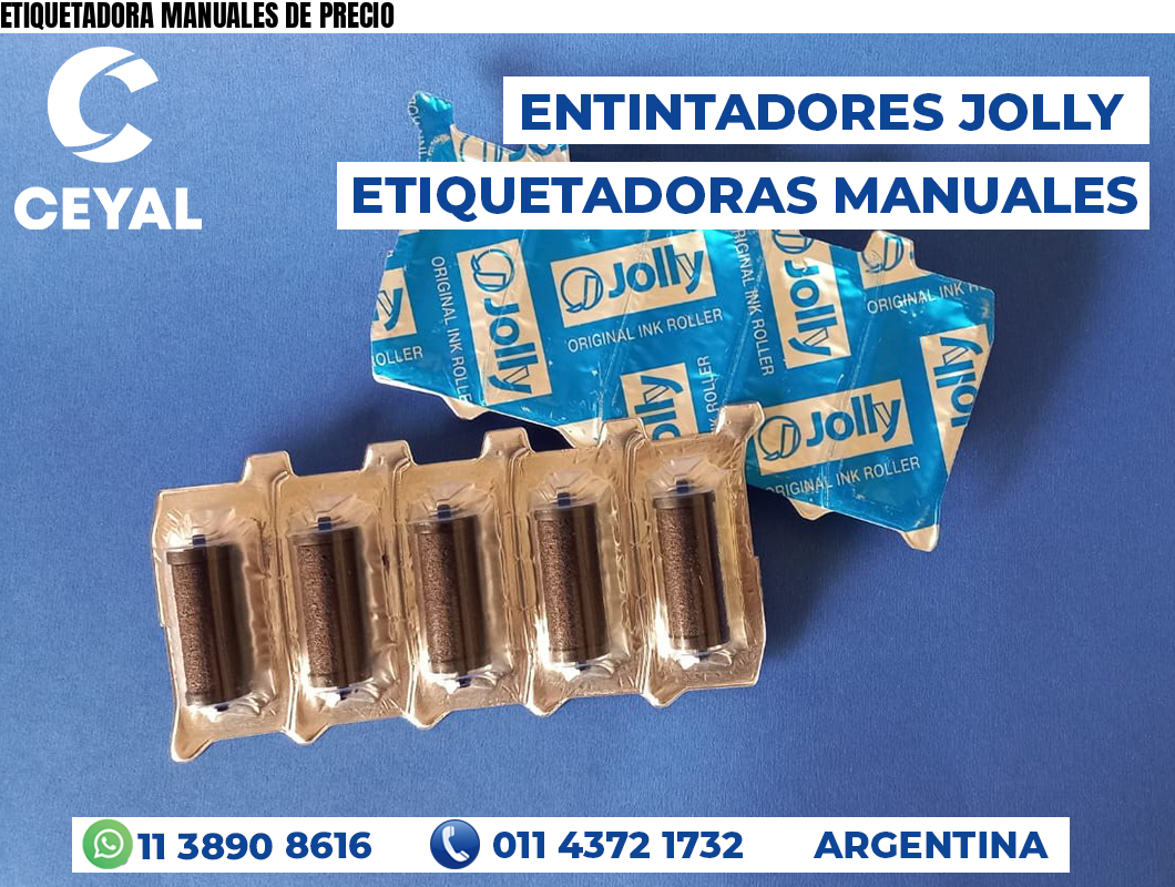 ETIQUETADORA MANUALES DE PRECIO