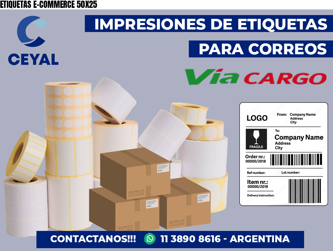 ETIQUETAS E-COMMERCE 50X25