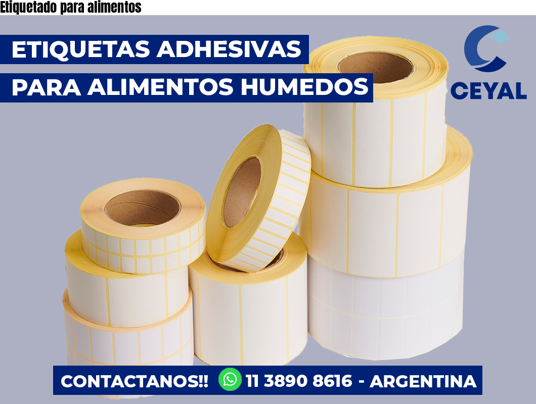 Etiquetado para alimentos