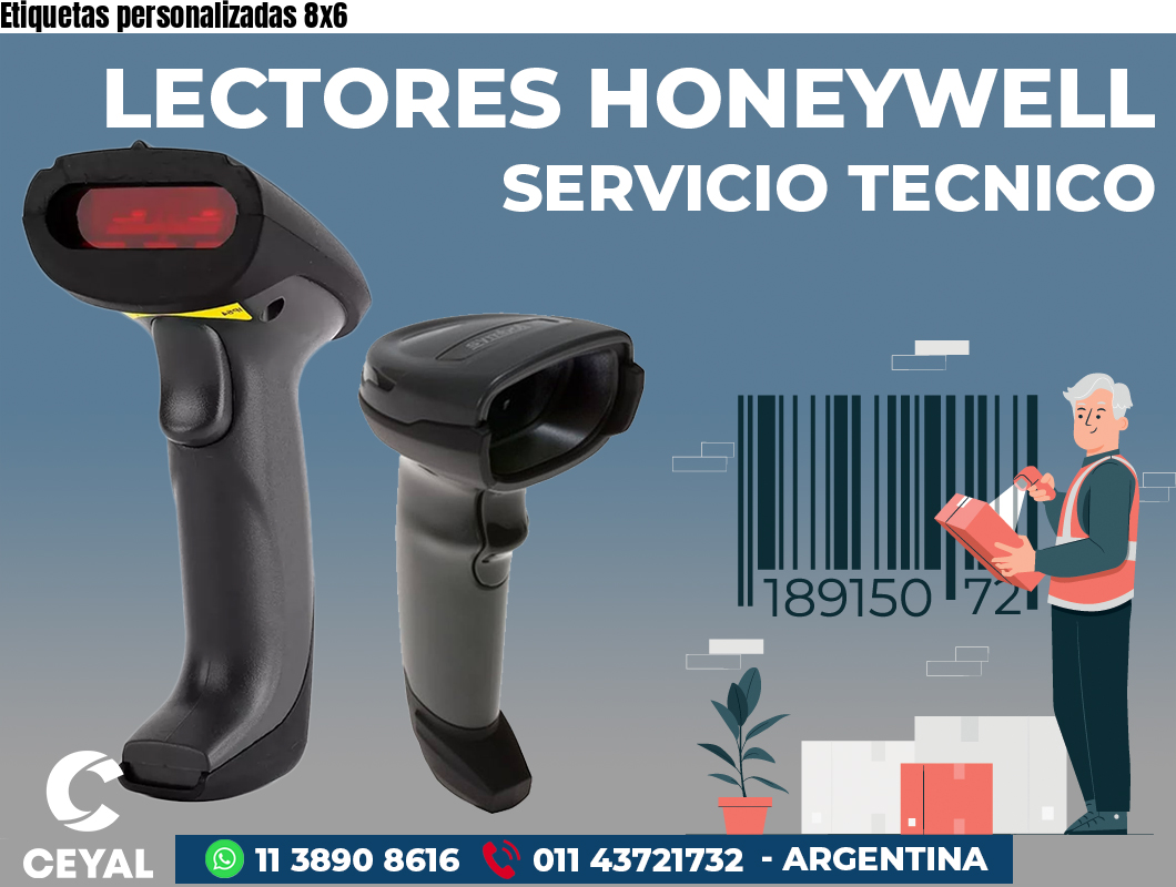 Etiquetas personalizadas 8x6