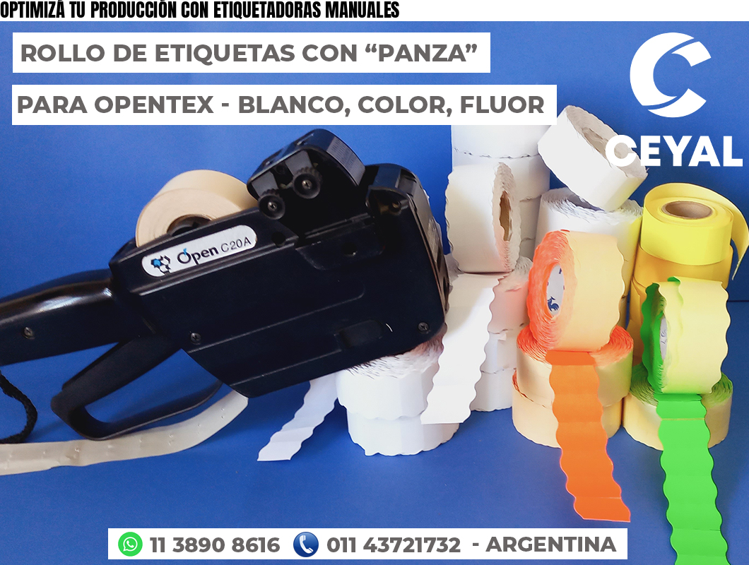 OPTIMIZÁ TU PRODUCCIÓN CON ETIQUETADORAS MANUALES