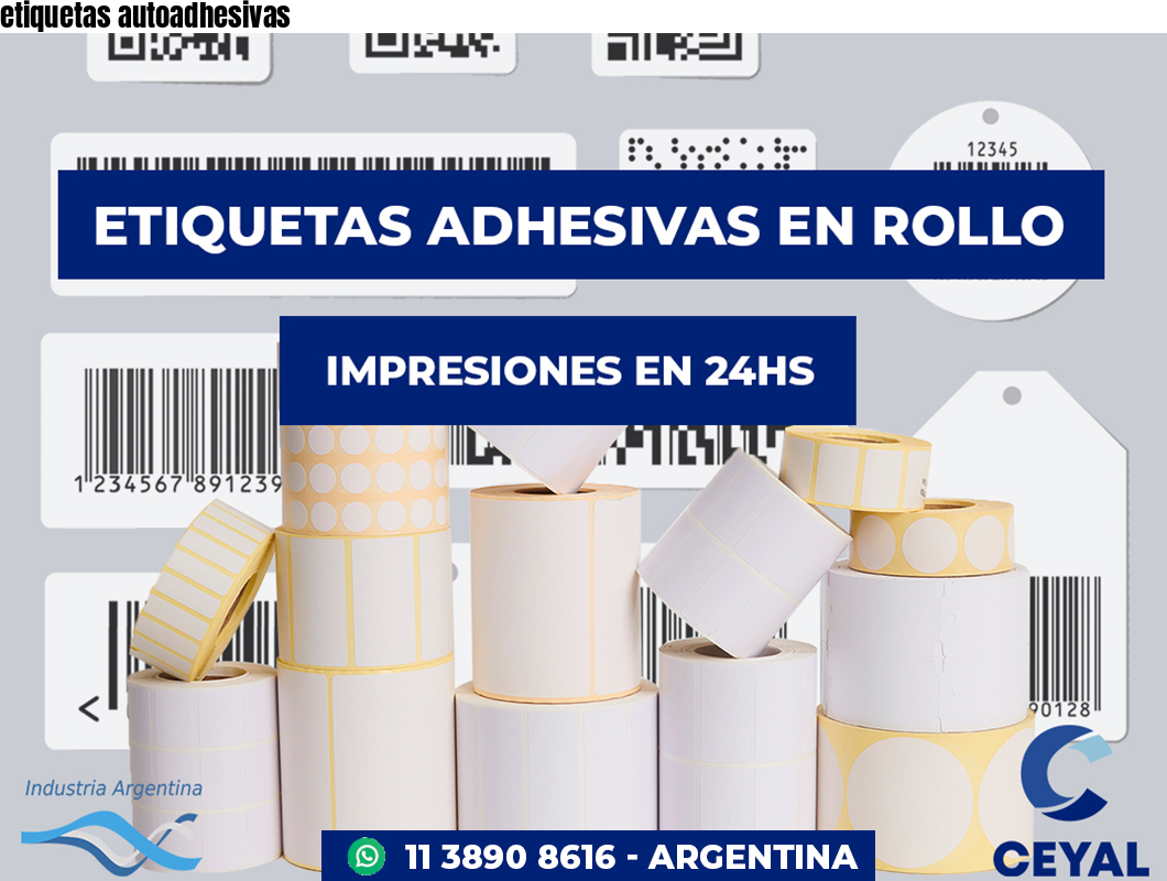 etiquetas autoadhesivas