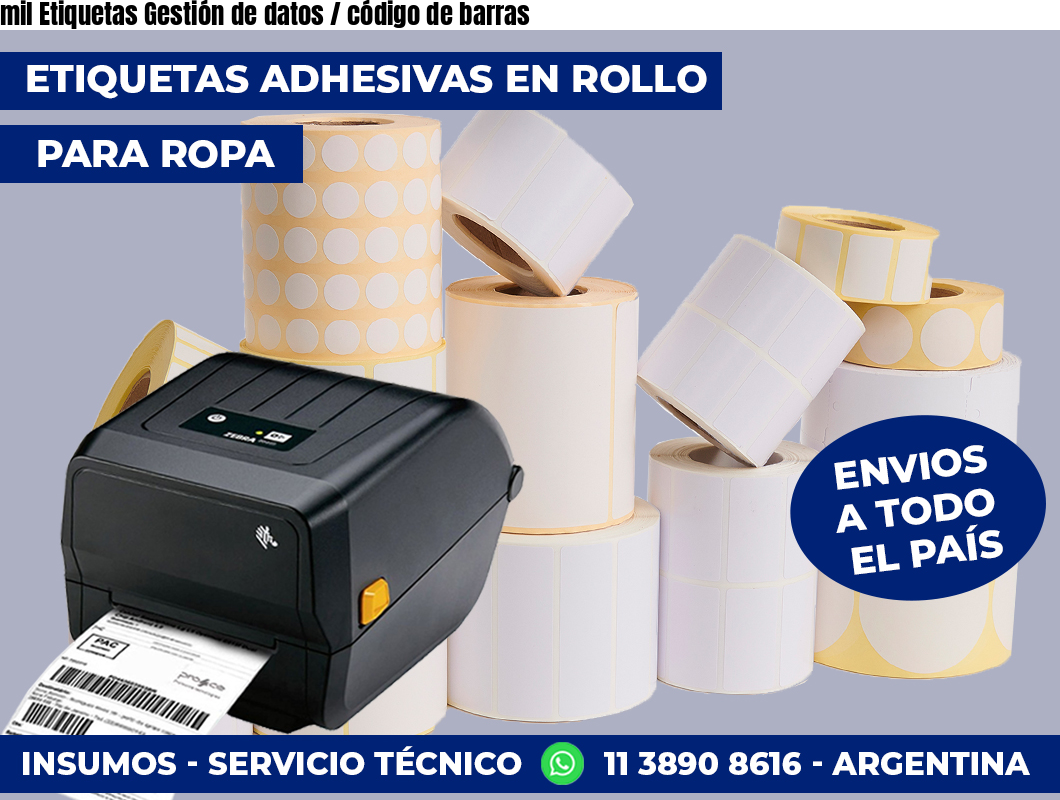 mil Etiquetas Gestión de datos / código de barras