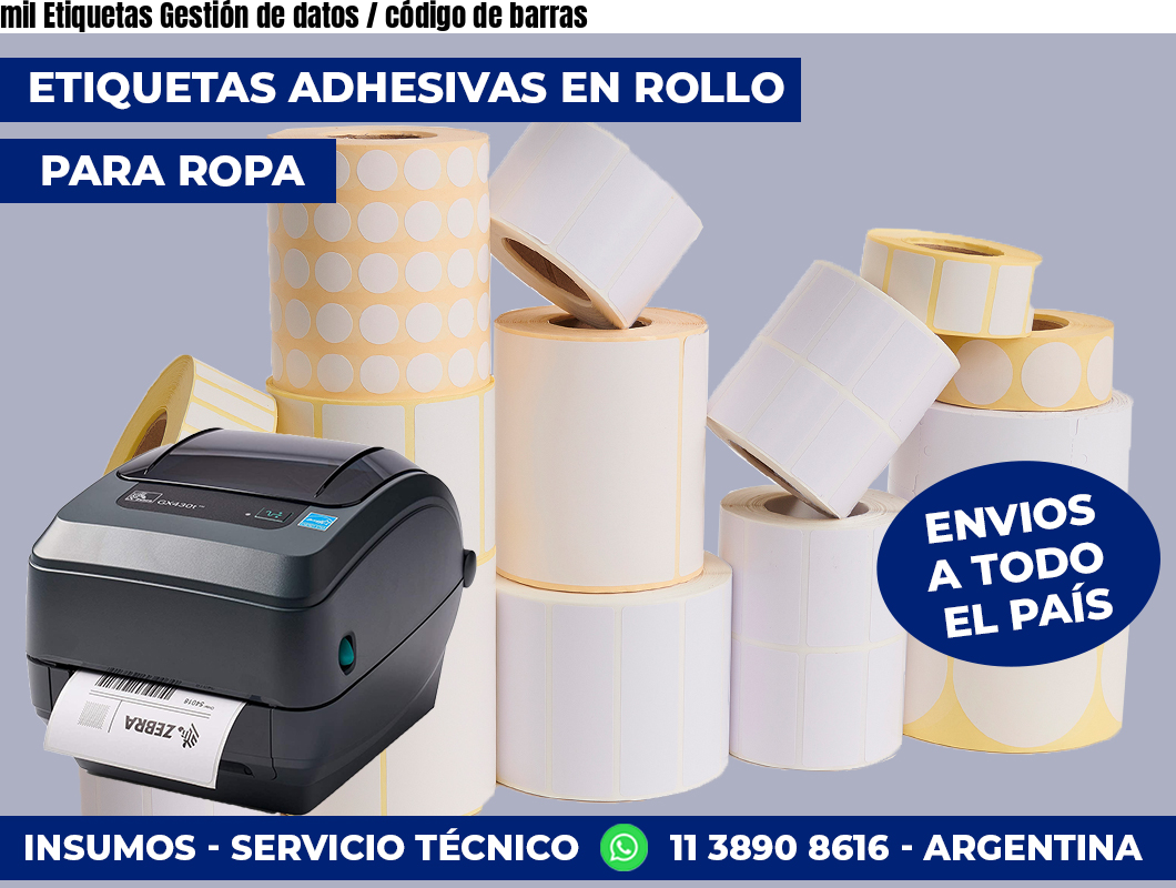 mil Etiquetas Gestión de datos / código de barras