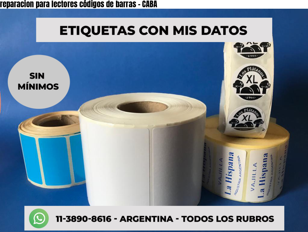 reparacion para lectores códigos de barras - CABA