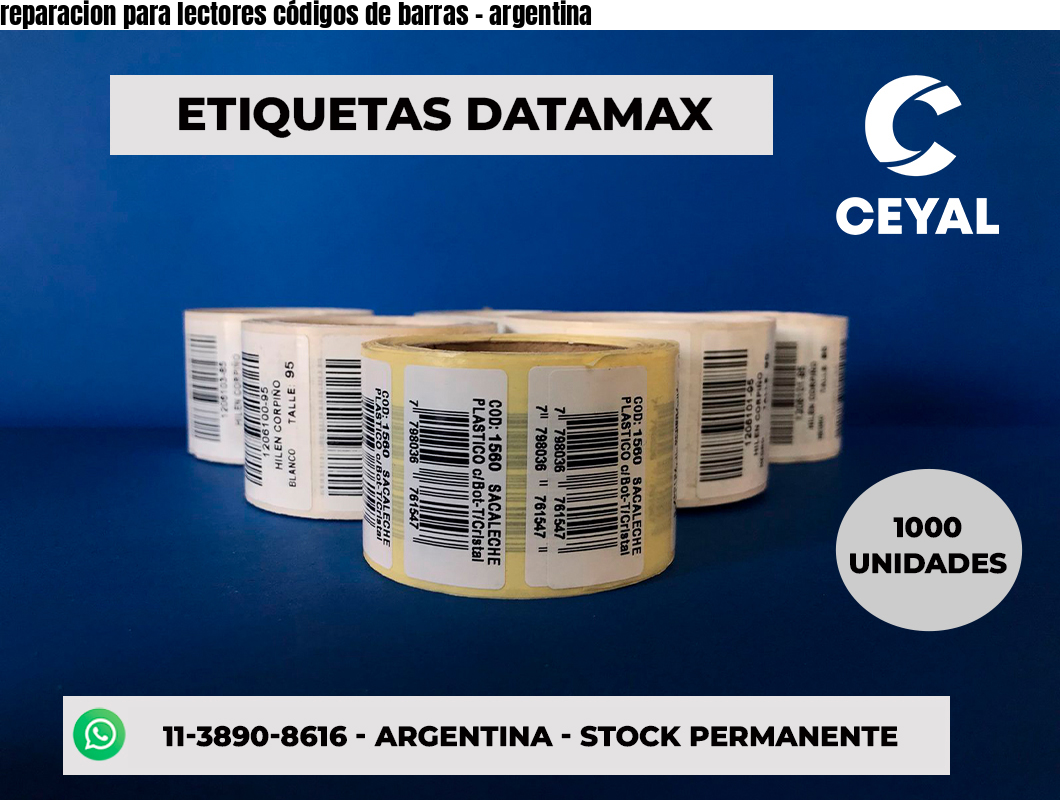 reparacion para lectores códigos de barras - argentina