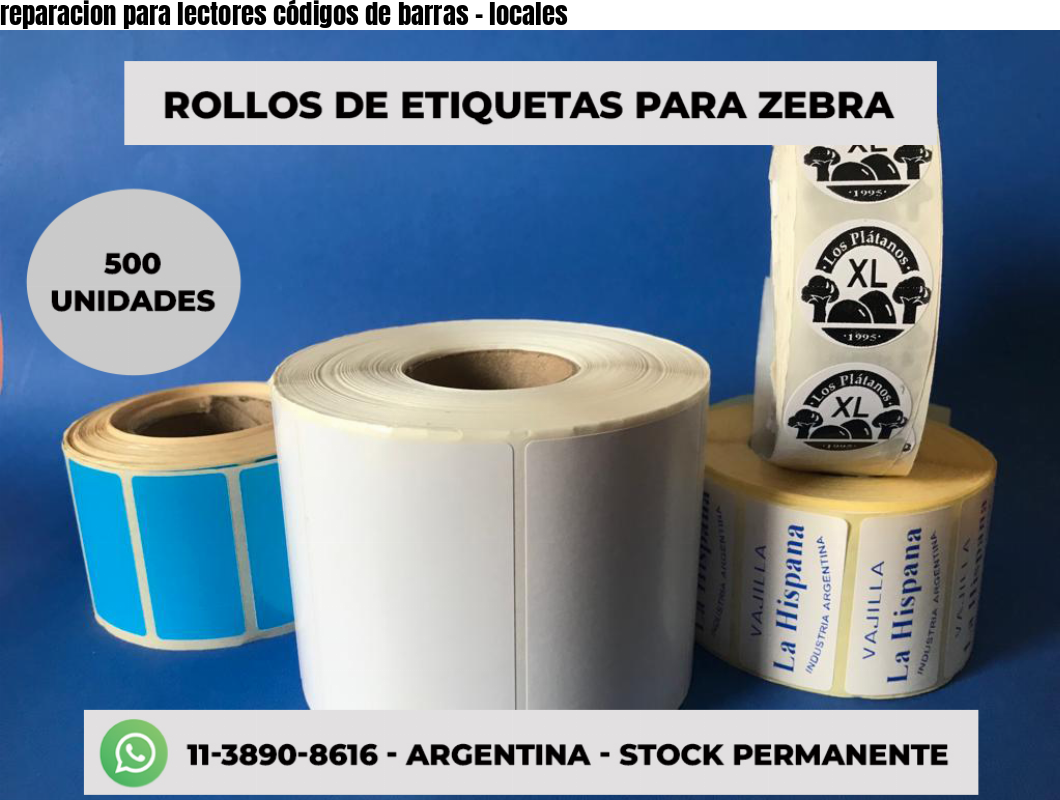 reparacion para lectores códigos de barras - locales