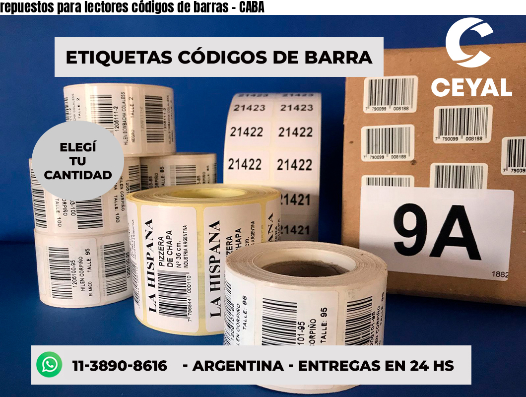 repuestos para lectores códigos de barras - CABA