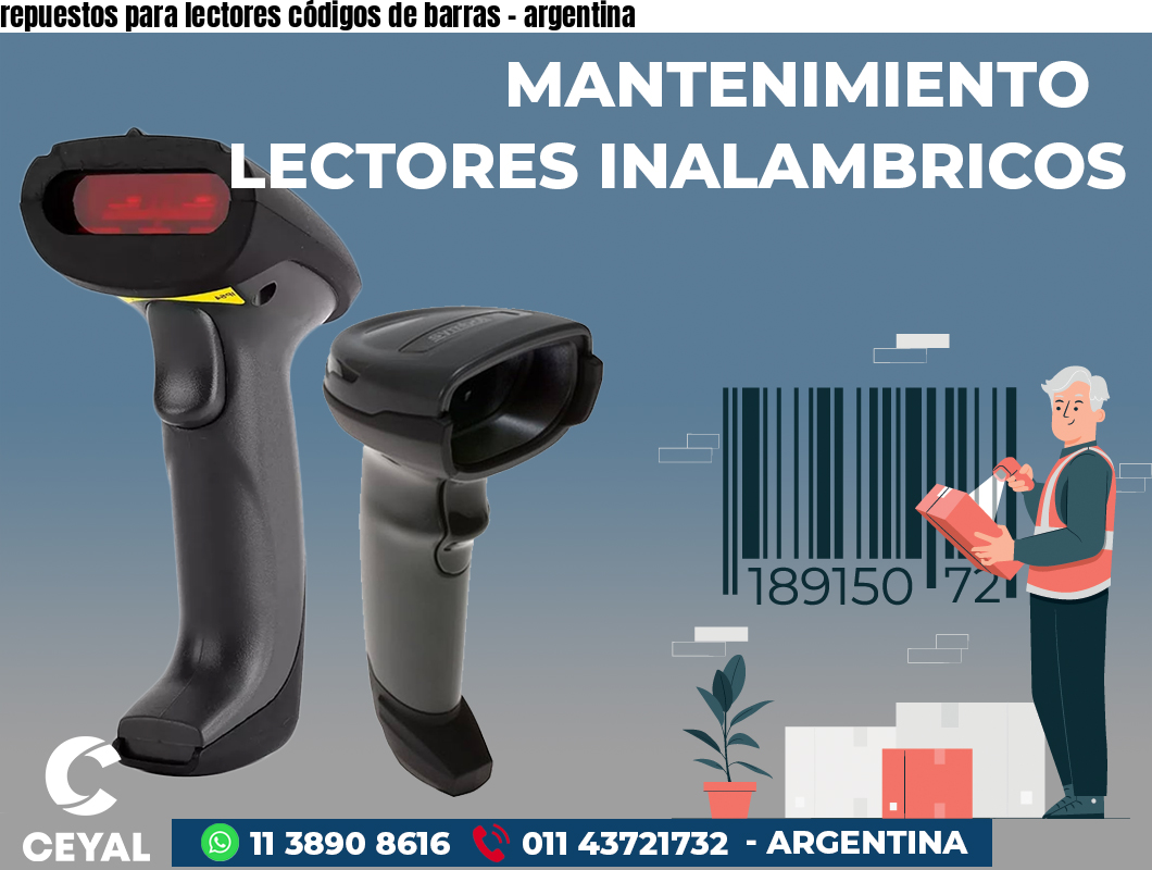 repuestos para lectores códigos de barras – argentina