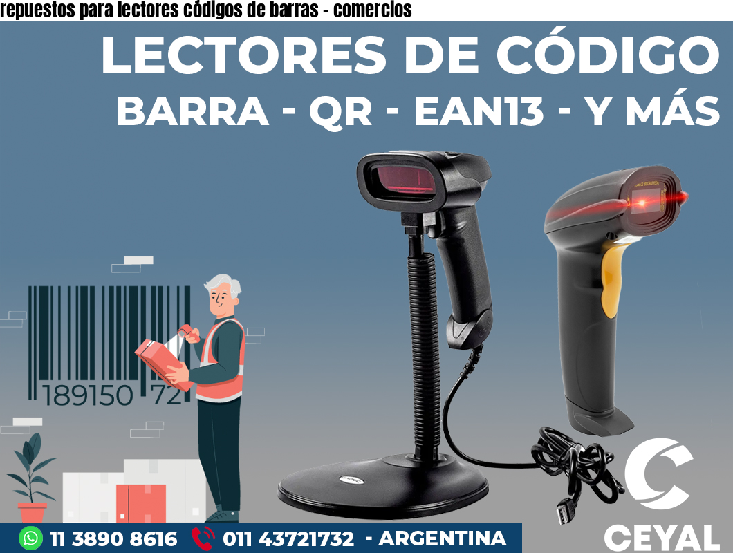 repuestos para lectores códigos de barras – comercios