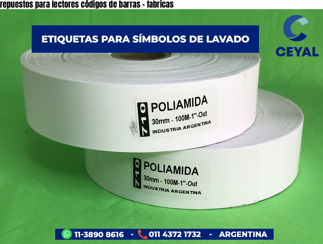 repuestos para lectores códigos de barras - fabricas