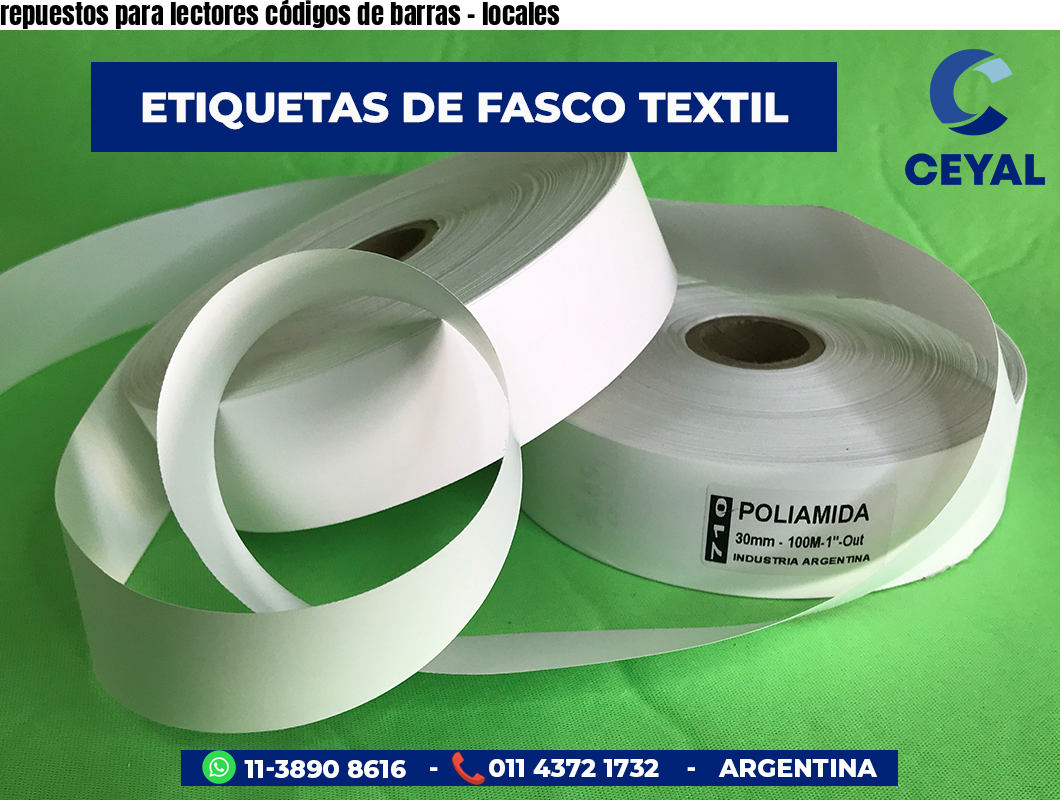 repuestos para lectores códigos de barras - locales