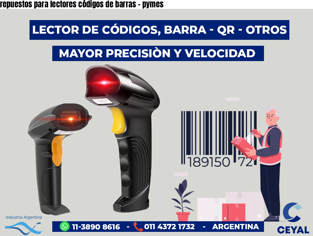 repuestos para lectores códigos de barras - pymes
