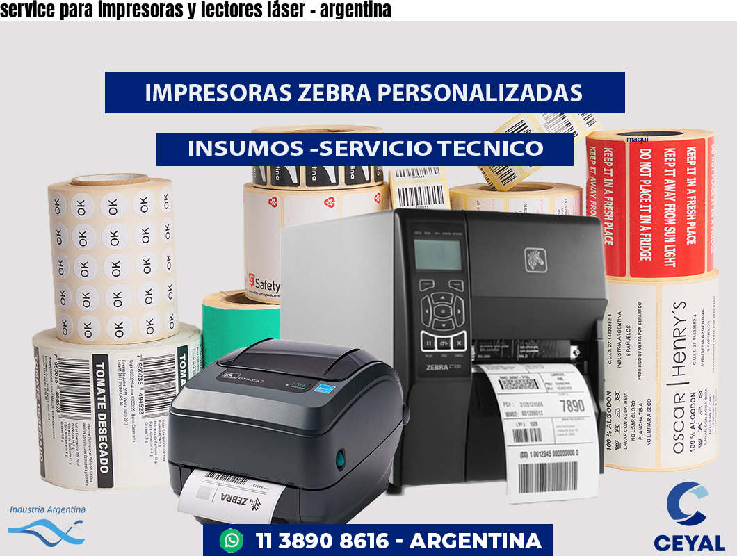 service para impresoras y lectores láser - argentina