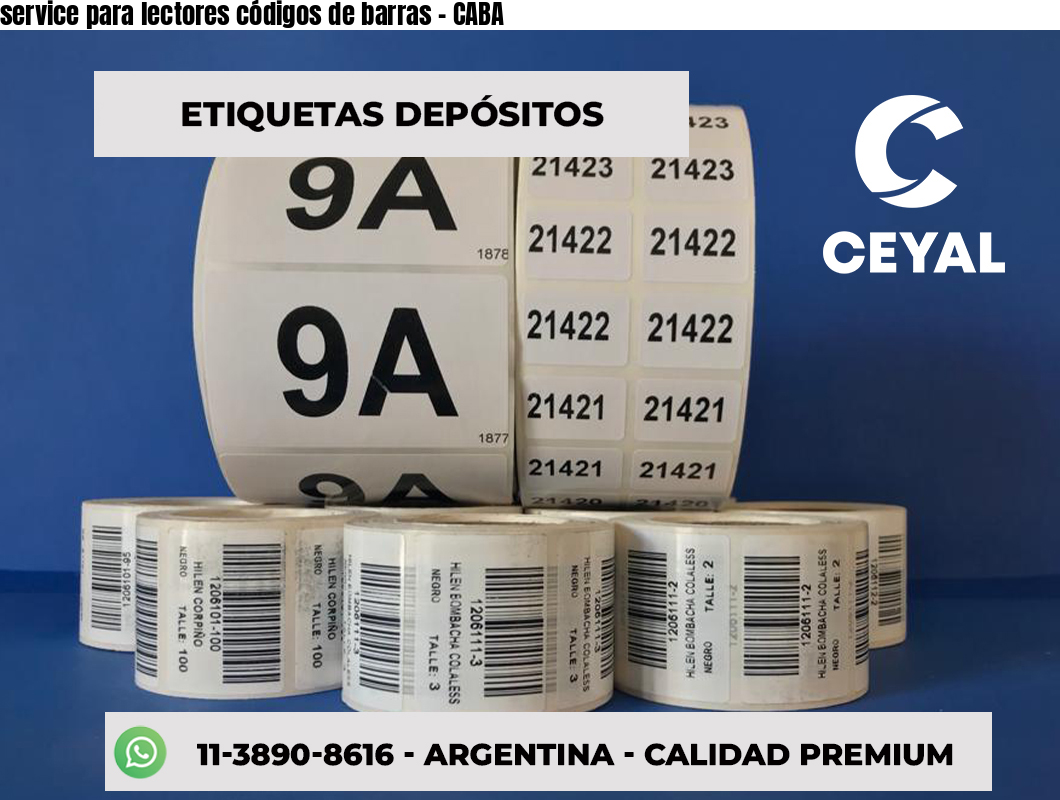service para lectores códigos de barras - CABA