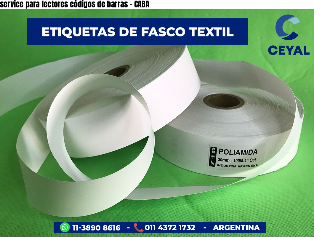 service para lectores códigos de barras - CABA