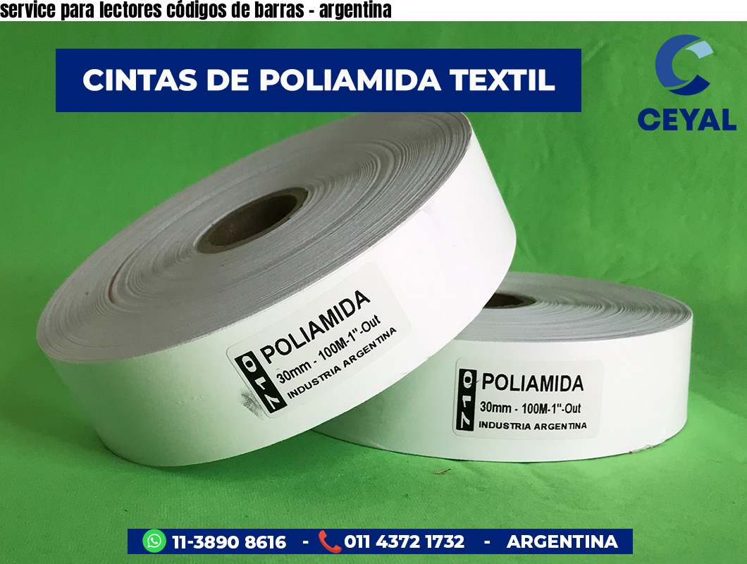service para lectores códigos de barras - argentina