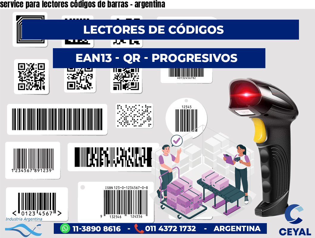 service para lectores códigos de barras - argentina