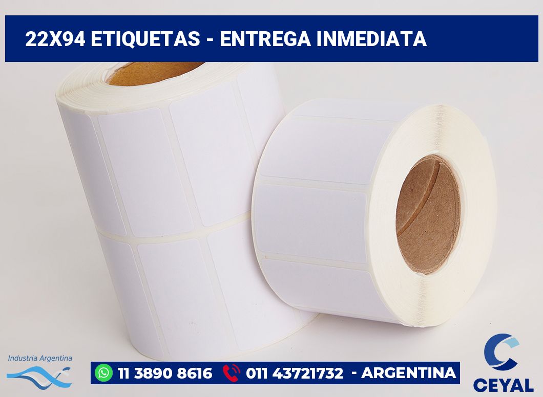 22x94 Etiquetas