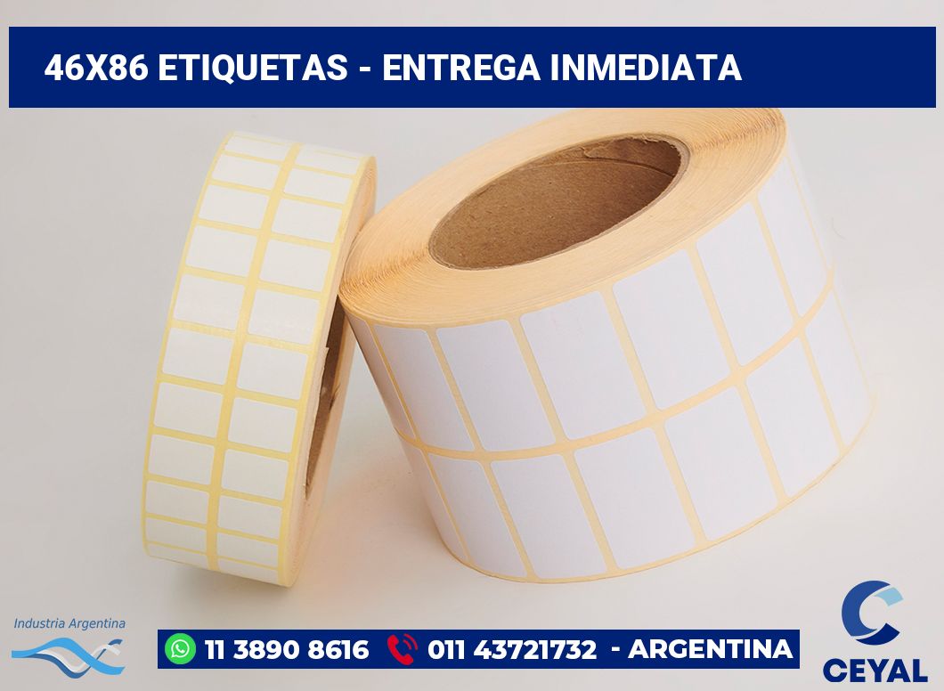 46×86 Etiquetas