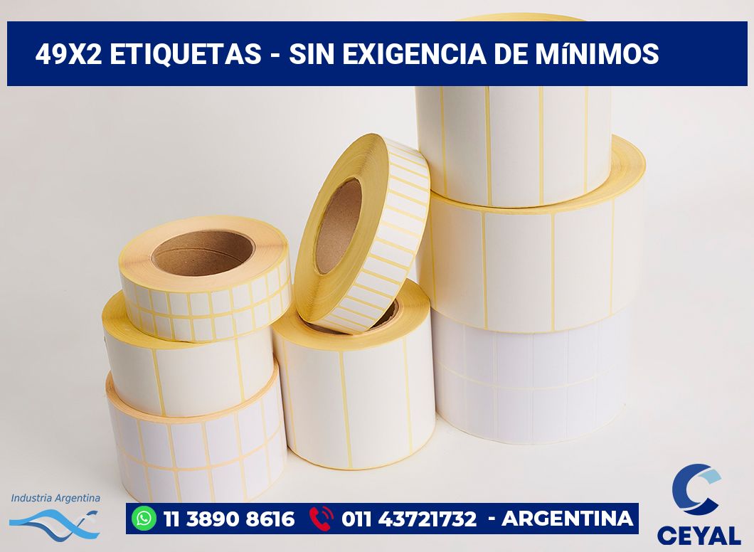 49x2 Etiquetas