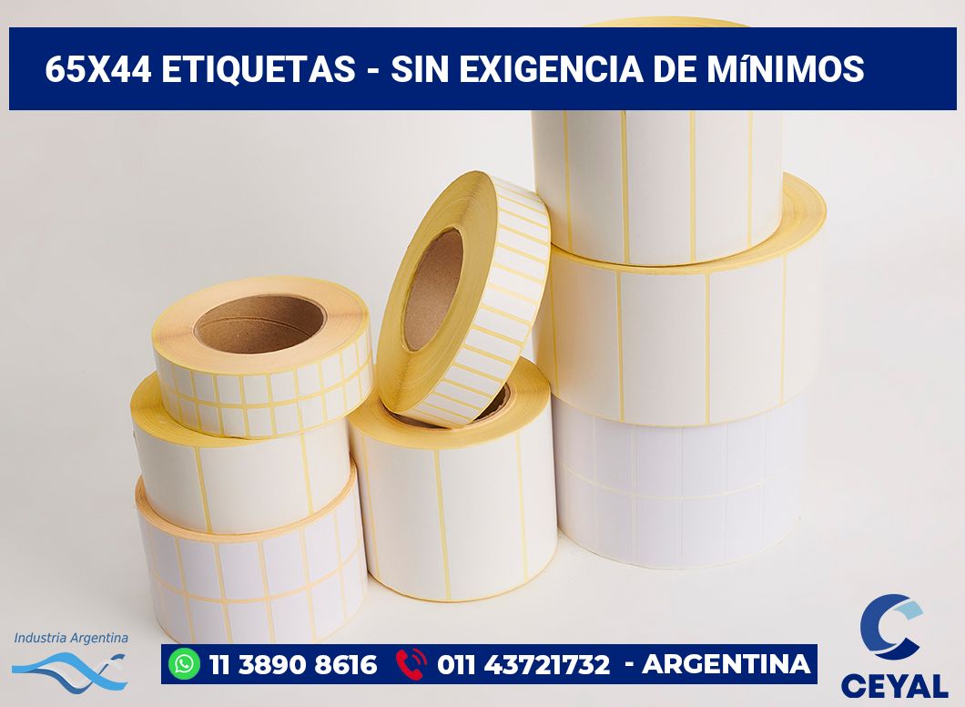 65×44 Etiquetas