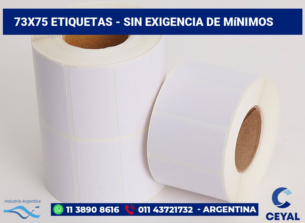 73x75 Etiquetas