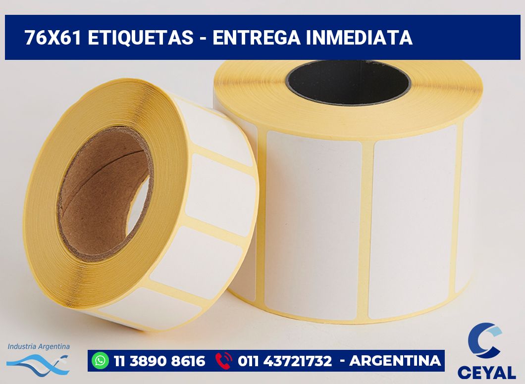 76x61 Etiquetas