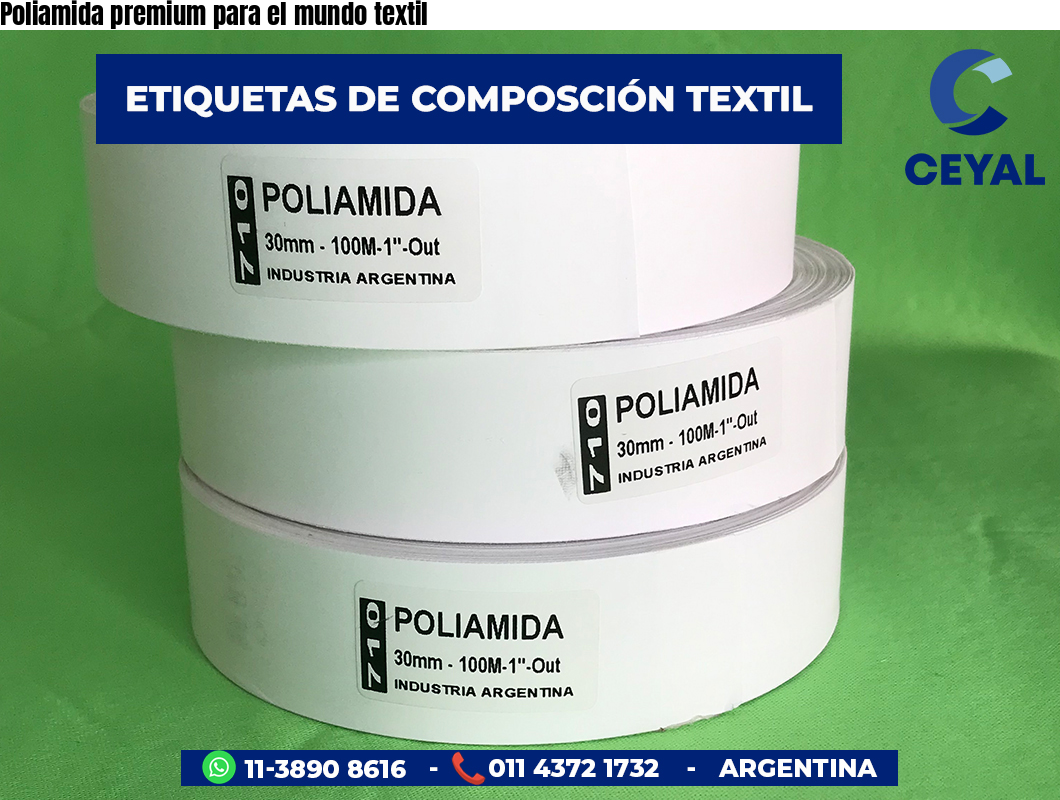 Poliamida premium para el mundo textil