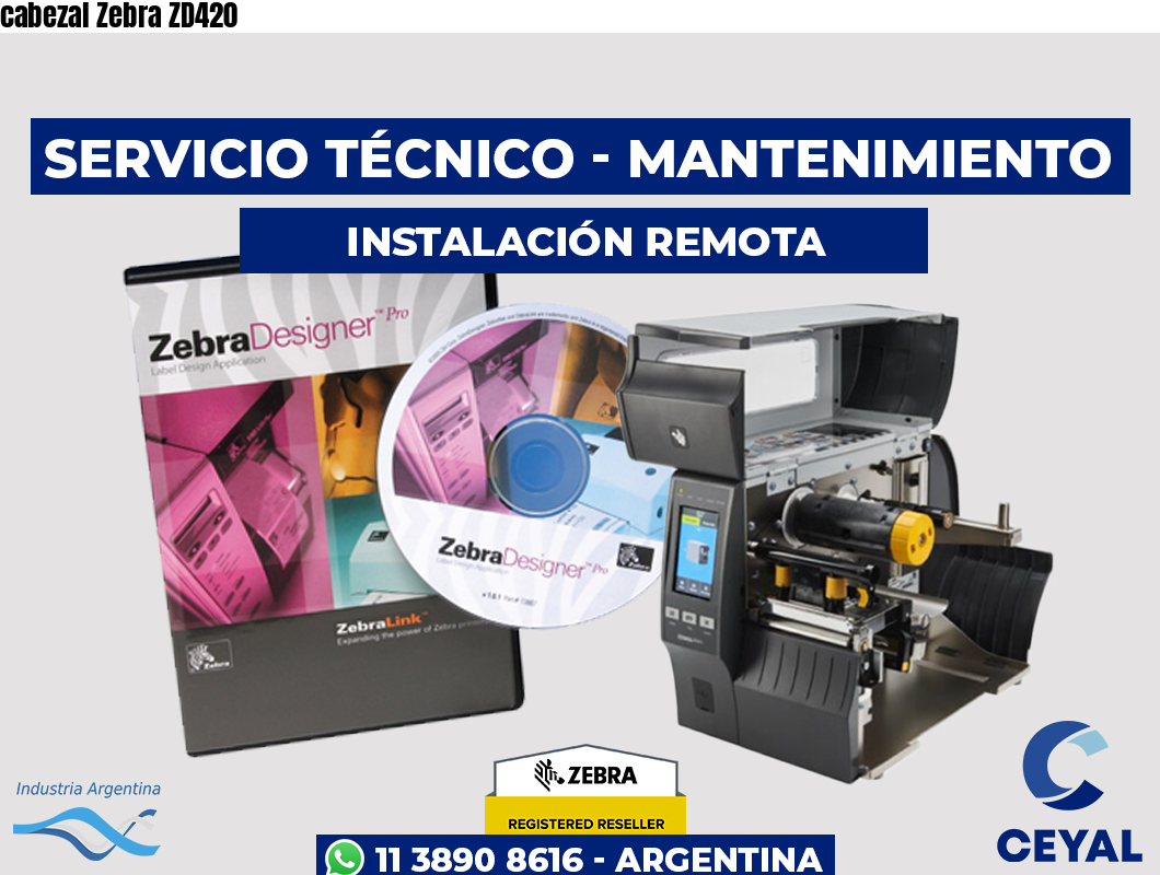 cabezal Zebra ZD420