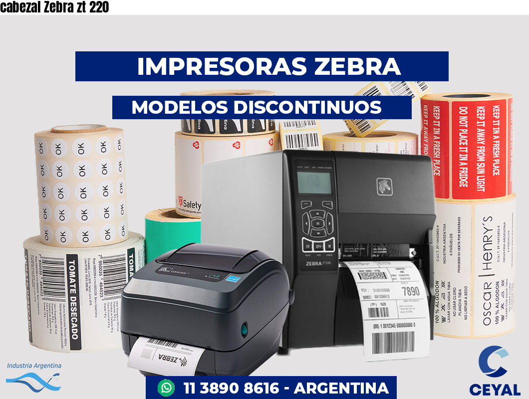 cabezal Zebra zt 220
