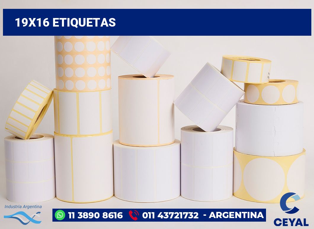 19x16 Etiquetas