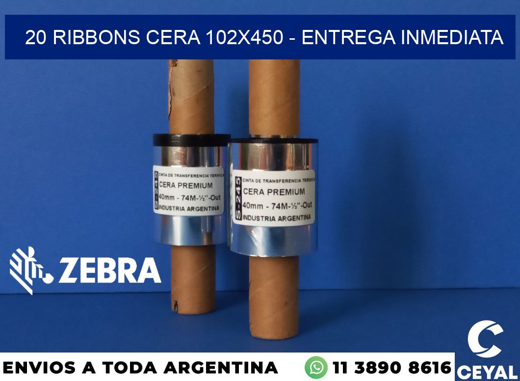 20 Ribbons cera 102x450 - Entrega inmediata