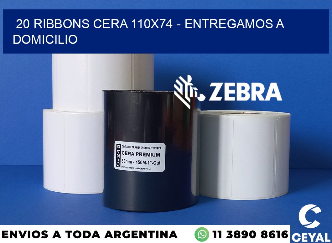 20 Ribbons cera 110x74 - entregamos a domicilio