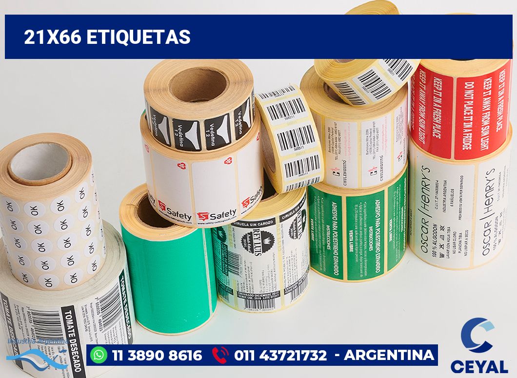 21x66 Etiquetas
