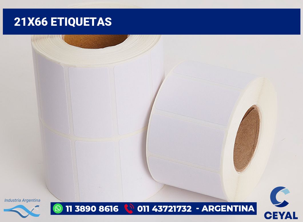 21x66 Etiquetas