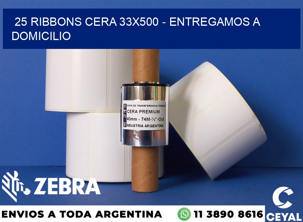 25 Ribbons cera 33x500 - entregamos a domicilio