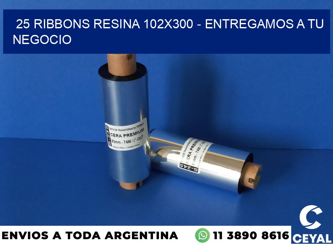 25 Ribbons resina 102×300 – entregamos a tu negocio