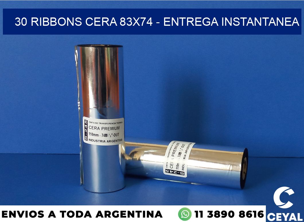 30 Ribbons cera 83×74 – entrega instantanea